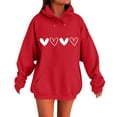 thumbnail image 1 of Sweatshirt for Women Perfect For Daily Wear or Loungewear! The Best Choice for Valentine's DayXXXL Red Valentine's Day Sweatshirt, 1 of 4