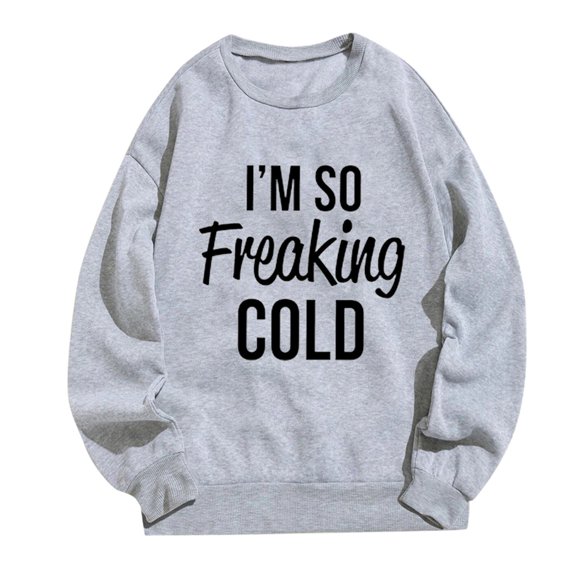 Sweatshirt for Women Sweat Shirts Women Long Sleeve Pullover for Women Grey Big and Tall Crewneck Sweatshirt Fall Clothes Women Workout Wear