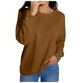 thumbnail image 1 of Sweatshirt for Women Sweat Shirts Women Long Sleeve Women’S Pullover Coffee Crewneck Sweatshirt Women'S Fall Clothing Workout Wear, 1 of 7