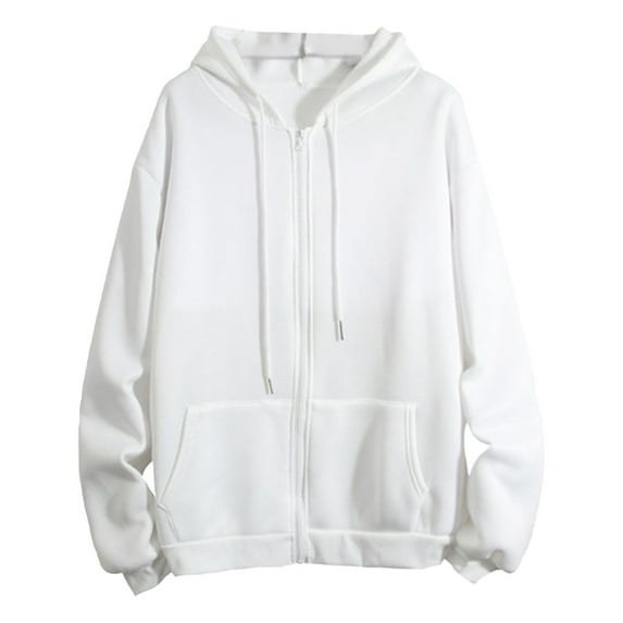 Sweatshirt for Women,Women Winter Warm Long Sleeve Loose Solid Color Hooded Zipper Pocket Sweatershirt Coat,Plus Size Sweatshirts for Women,Size:S