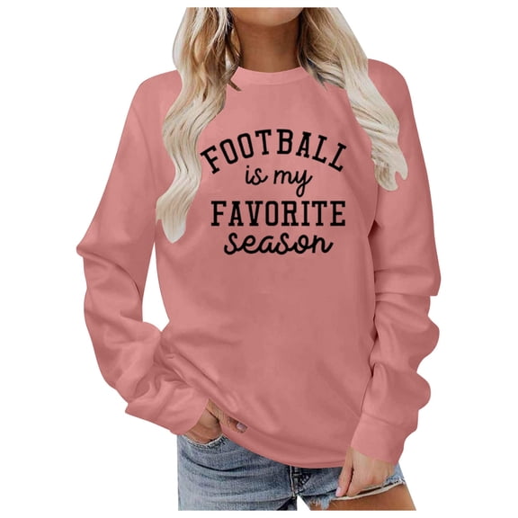 Sweatshirt for Womens Long Sleeve Sweatshirt Womens Pullover Pink Comfort Colors Crewneck Sweatshirt Winter Sweatshirt Comfy Clothes