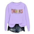 thumbnail image 1 of Sweatshirt for Womens Long Sleeve Sweatshirt Womens Pullover Sweatshirt Purple Sweatshirt Womens Fall Clothes Women Fashion, 1 of 3