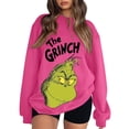 thumbnail image 1 of Sweatshirts Christmas Crewneck 2025 Christmas Trees Long Sleeve Xmas Holiday Lightweight Pullover Hot Pink Medium, 1 of 4