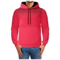 thumbnail image 1 of Sweatshirts For Men Autumn And Winter Sports Leisure Fitness Polka Dot Hoodie With Hood Red Active Fit Lightweight Pullover Top For Mens, 1 of 8