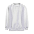 thumbnail image 1 of Sweatshirts for Girls Solid Color Long Sleeves Tops Casual Fleece Sweater Crew Neck Oversized Pullover Cotton Clothes Casual Comfy Fall Winter Warm Sweatshirts Kids Coat, 1 of 5