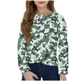 thumbnail image 1 of Sweatshirts for Kids Girls Oversized Pullover Long Sleeve Tops Tie Dye Casual Pullover Top Cotton Loose Tunic Tops Plain Summer Spring Tee Shirts Fleece Lined Sweatshirt, 1 of 7