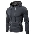 thumbnail image 1 of Sweatshirts Pink Hoodie Men Mens Casual Cotton Hooded Collar Drawstring Hoodies Pullover Sweatshirts Casual Long Sleeve Shirts, 1 of 6