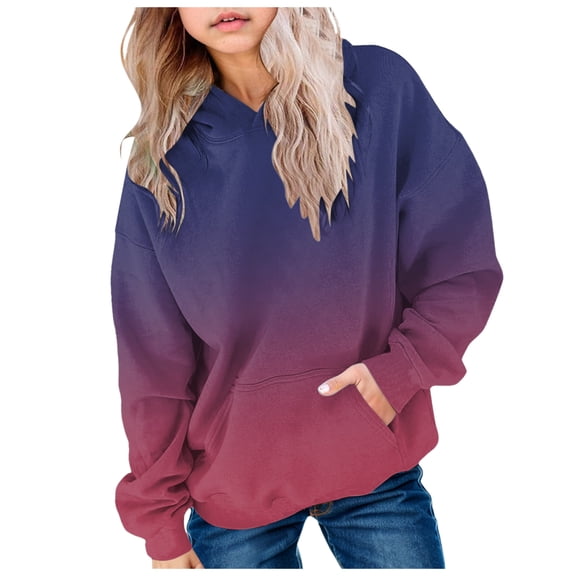 Sweatshirts Pullovers Toddler Girl Boys Sweatshirts Size 6 Fashion Floral Print Sweatshirts Cute Hooded Hoodies Y2K Long Sleeve Fall Pullover Tops Pocket