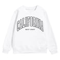 thumbnail image 1 of Sweatshirts Pullovers Toddler Girl Girls Cropped Sweatshirt with Thumb Hole Pullover Crewneck Long Sleeve Casual Tops for 7-14 Years Teens, 1 of 3