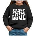 thumbnail image 1 of Sweatshirts Pullovers Toddler Girl Outfits for Girls Fourth Grade Kids Back to School Sweatshirt Comfortable Crewneck Loose Tops Letter Prints, 1 of 4