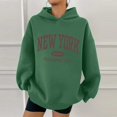thumbnail image 1 of Sweatshirts For Women Cute Prints Lightweight Pullover Tops Print Hoodies Sweatshirt Tops Sleep Jacket Extra Long Hoodies Long Sleeve Thin Hoodie Women Holiday Staples Women Womens Zip up Hooded, 1 of 4