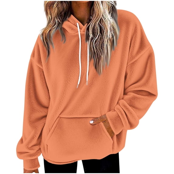 SHE IS Sweatshirts for Women Loose Fit Plus Size Womens Hoodies Pullover Lightweight Pullover Sweatshirts for Women with Pockets Graphic Tops for Women 2025 My Orders Placed