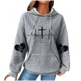 thumbnail image 1 of Sweatshirts for Women ZHUGeLI Oversized Sweatshirt Women's Fashion Printed Long Sleeve Round Neck Sweatshirt Casual Loose Pullover Shirts Pullovers Womens Tops Sweatshirt Hoodies, 1 of 5
