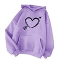 thumbnail image 1 of Sweatshirts for Women ZHUGeLI Pullover Women's Winter Hoodie Sweatshirt Pullover Womens Tops Long Sleeve Round Neck Sweatshirt Casual Loose Pullover Shirts Pulloverd Comfortable, 1 of 4