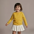 thumbnail image 1 of Sweatshirts for Boys Long Sleeve Yellow Sweatshirts Crewneck Sweater Cardigans Tops Fall Clothes Toddler Girls Clothes 18M, 1 of 3