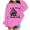 thumbnail image 1 of Sweatshirts for Girls Cartoon Pattern Crewneck Cotton Trendy Preppy Hooded Oversized Long Sleeve Shirts Clothes for Girls, 7 Years, 1 of 5