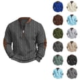 thumbnail image 1 of Sweatshirts for Men 2026 Fall Winter Long Sleeve Half Zip Casual Stand Collar Sweatshirt Mens Pullover Top, 1 of 3