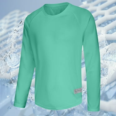 Sweatshirts for Men Clearance Long Sleeve Lightweight Breathable Simple Solid Color Skinsuit Long Sleeve Crew Neck Top Green M