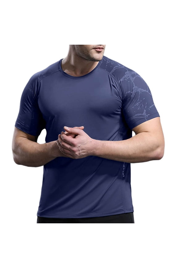 Sweatshirts for Men Ice Sensitive Short Sleeved Sports T Shirt Speed Drying Outdoor Off road Running Fitness Training Nice Shirts for Men