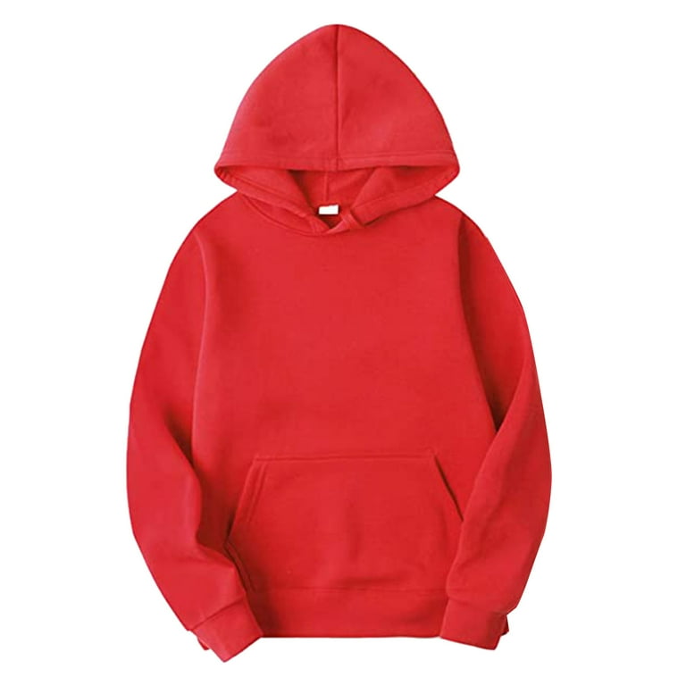 Sweatshirts for Men Leisure Hooded Sweater Solid Color Sweater Soft Top Blouse Hoodless Hoodie Walmart