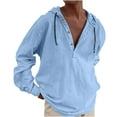 thumbnail image 1 of Sweatshirts for Men,Shirts for Men, Casual Fashion-Neck Long Sleeve Pullover Breathable Shirt Blouse,Mens Shirts Casual, 1 of 6