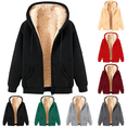 thumbnail image 1 of Sweatshirts for Men Zip up Hoodie Loose Solid Color Heavyweight Fleece Winter Warm Athletic Sweat shirt, 1 of 4