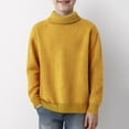 thumbnail image 1 of Sweatshirts for Teen Girls Boys Crewneck Pullover Sweater Kids Waffle Textured Raglan Sleeve Knitted Sweaters 5-14 Years Uniform Sweater Boys, 1 of 5