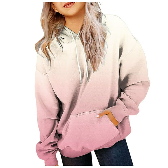 Sweatshirts for Teen Girls Graphic Girls Sequin Sweatshirt Kids Sparkle Long Sleeve Pullover Tops Fall Fashion Clothes 5-14 Years Letter Prints