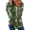 thumbnail image 1 of Sweatshirts for Women Casual Long Sleeve Crewneck Sweatshirt Dandelion Print Pullover Tops Shirts Alsol Lamesa, 1 of 3