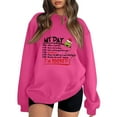 thumbnail image 1 of Sweatshirts for Women Christmas 2025 Christmas Tree Graphic Long Sleeve Xmas Holiday Pullover Hot PinkSmall, 1 of 4