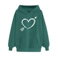 thumbnail image 1 of Sweatshirts for Women.00 Hoodie Winter Pullover Long Sleeved Sweatshirt Green M, 1 of 4