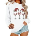 thumbnail image 1 of Sweatshirts for Women Crew Neck Hoodless Christmas Printed Casual Loose Sweatshirt Pullover, 1 of 6