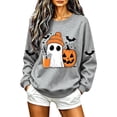 thumbnail image 1 of Sweatshirts for Women Halloween Long Sleeve Crew Neck Printed Top, 1 of 5