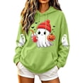 thumbnail image 1 of Sweatshirts for Women Halloween Printed Long Sleeve Hooded Sweatshirt, 1 of 6