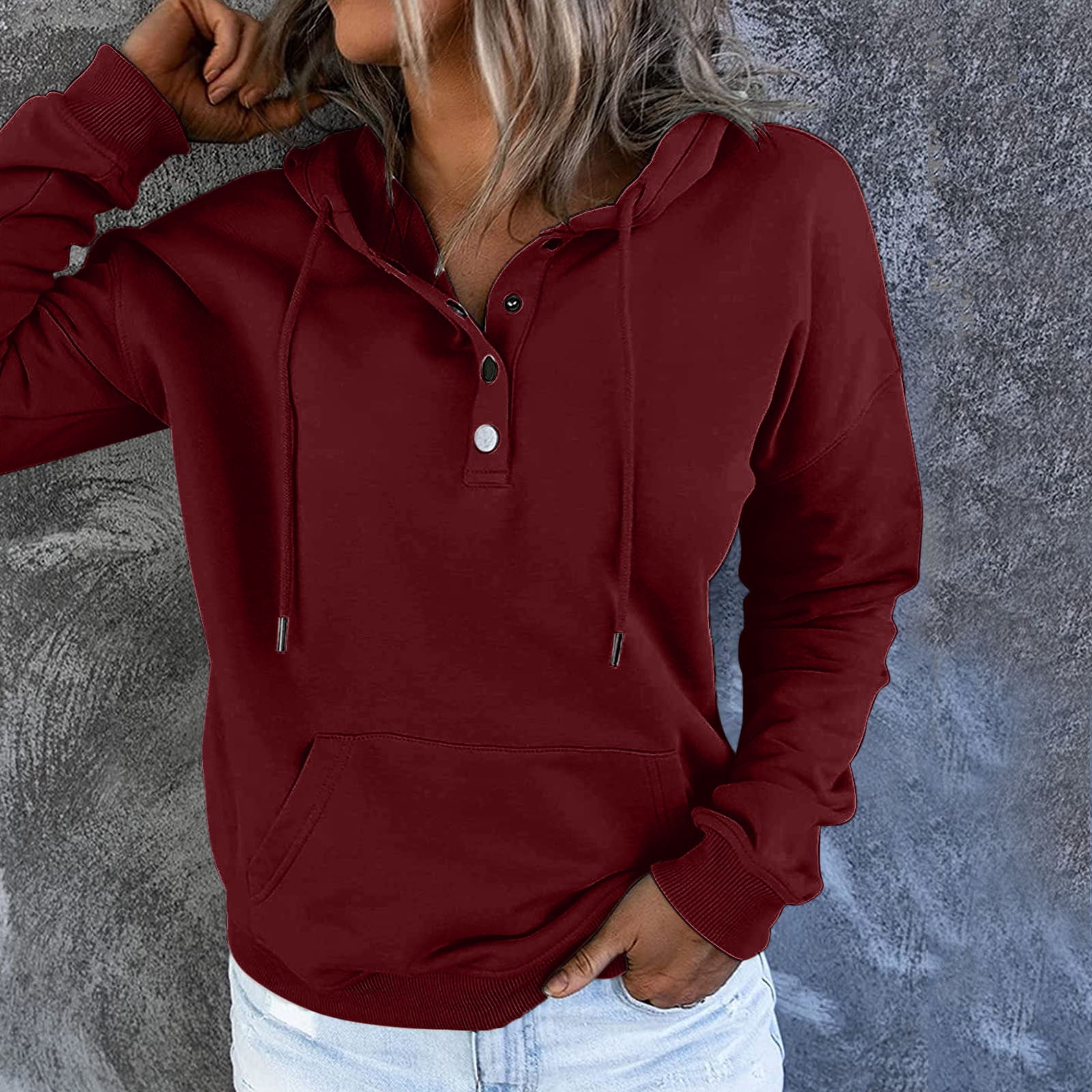 Button down sweatshirts on sale