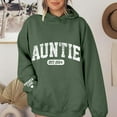 thumbnail image 1 of Sweatshirts for Women Plus Size Hooded Pocket Long Sleeved Printed Sweatshirts Green 4XL, 1 of 4