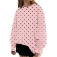 thumbnail image 1 of Sweatshirts for Women Trendy, Yigetop Women's Casual Printed Fashion Long Sleeve Fleece Crew Neck Sweatshirt Cute Sweatshirts Pink L, 1 of 9