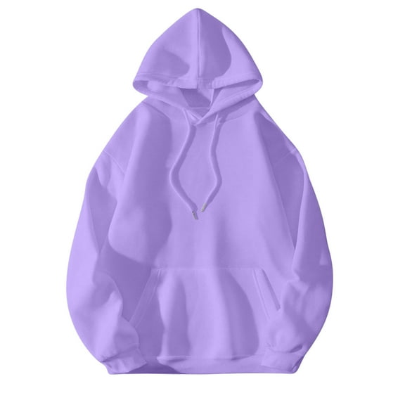 Sweatshirts for Women Velvet Hoodies Drawstring Long Sleeve Sweatshirts Hooded Pullover Tops with Pocket Casual Hoodie Tops