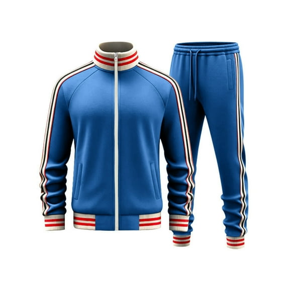 Sweatsuit Casual Winter Long Sleeve Sets Running Mens Tracksuit Two-Piece Fashion Men's Clothing Printing Casual Sweatshirt Sweatpants 2 Pcs Set
