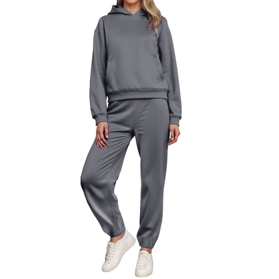 Sweatsuit with Pockets Athletic Sweatsuits Jogging Suits Women Tracksuits,2 Piece Hooded Athletic Sweatsuits for Mens Casual Jogging Suits Sets Hoodie Sweatshirt and Jogging Sweatpants Suit - GY1