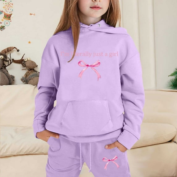 Sweatsuit Set for Teen Girls Boys 2 Piece Relaxed St. Patrick's Day Hoodie Sets Long Sleeve Pullover Oversize Irish Day Clover Print Sweatshirt Boys Fashion for Girls 10-11 Years