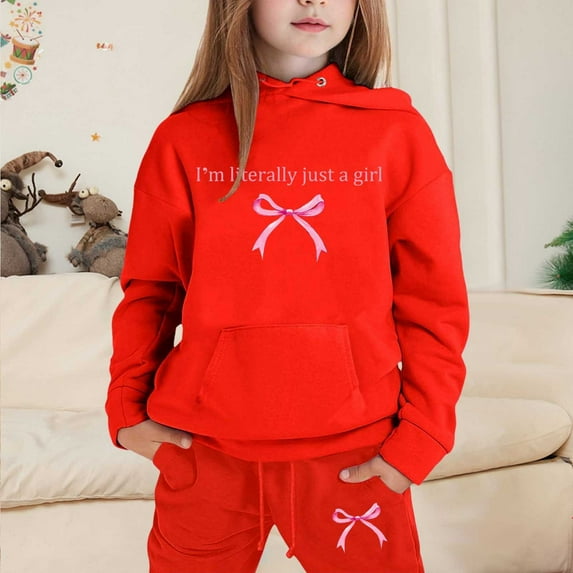 Sweatsuit Set for Teen Girls Boys 2 Piece St. Patrick's Day Hoodie with Sweatpants Long Sleeve Pullover Oversize Irish Day Clover Print Sweatshirt Girls Fall Outfits for Girls Size 10-11 Years