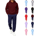 thumbnail image 1 of Sweatsuits 2 Piece Set Mens Sweatpants Matching Hoodie Sets Work Out Casual Athletic Tracksuits Jogging Suit Wine S, 1 of 4