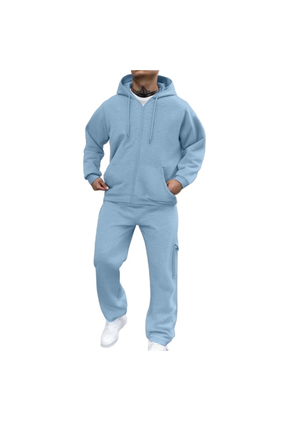 Sweatsuits For Men Set 2 Piece Adults, Men's Tracksuits Outfit Casual Outfits Hoodie Sweatshirt Tracksuit Oversized Jogger Sweatpants