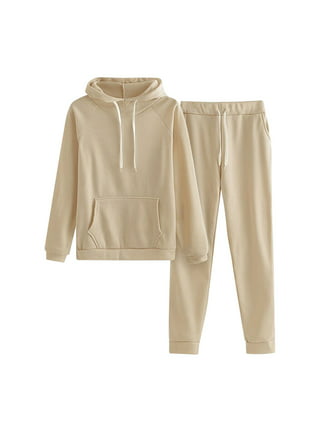Sporty Solid Hooded Collar 3 Piece Pant Sets
