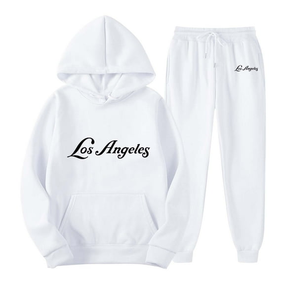 Sweatsuits for Men Set 2 Piece Solid Color Hoodie Sweatshirt And Joggers Sweatpants Sets Leisure Fall Winter Long Sleeve Pullover Suit with Pocket WH1 S