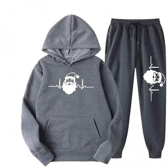 Sweatsuits Women 2 Piece Cotton Jogging Outfits 4 Pockets Hoodie and Jogger Pant Sets Sweatpant Sportswear Fall (2XL, Dark Gray 04)