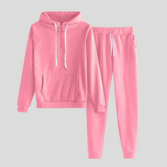 Sweatsuits Women 2 Piece Outfit,2024 Fall Lounge Sets Long Sleeve Pullover Tops and Long Pants Tracksuit with Pockets