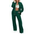 thumbnail image 1 of Sweatsuits Women 2 Piece Outfit - Long Sleeve Sweatshirt With Sweatpants Set Matching Sweat Sets for Women Womens Lounge Sets, 1 of 4