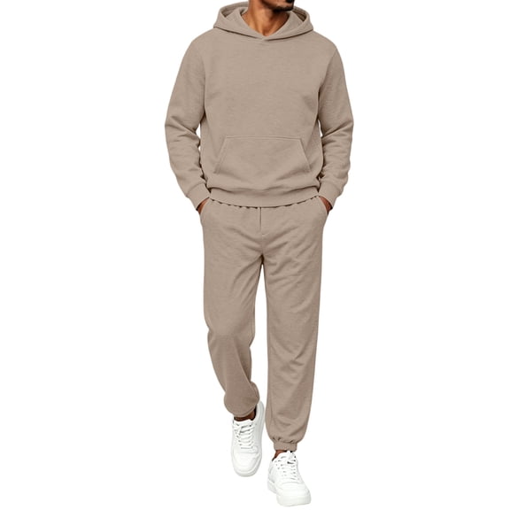 Sweatsuits for Mens Sweat Suit Jogging Track Suits 2 Piece Matching Sets Outfits Casual Comfy Athletic Tracksuits